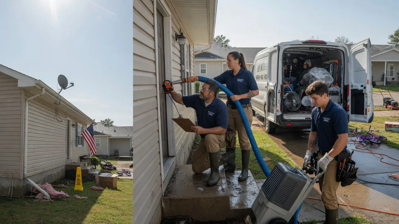 Ceiling Water Damage Restoration in Donie, TX near me