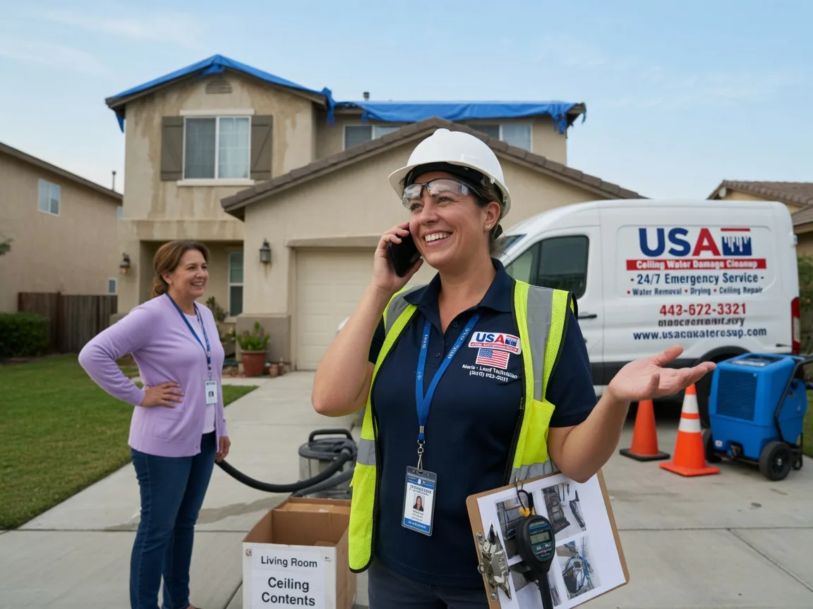 Ceiling Water Damage Restoration Donie, TX FAQs